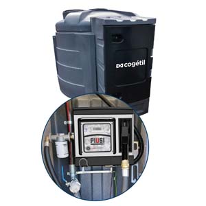 CUVE STOCKAGE FUEL PEMD 5000L 70L/M AVEC GESTION BSMART